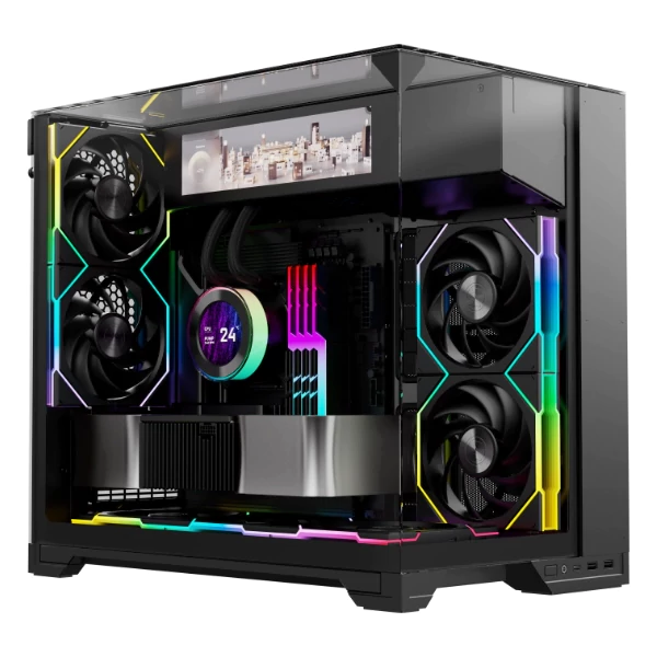 کیت کیس لیان لی O11 Vision-M 9.2 مشکی نصب و اتصال USB داخلی